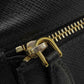PRADA Long Wallet Purse leather black logo saffiano Women Used Authentic