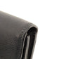 PRADA Long Wallet Purse leather black logo saffiano Women Used Authentic
