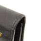 PRADA Long Wallet Purse leather black logo saffiano Women Used Authentic