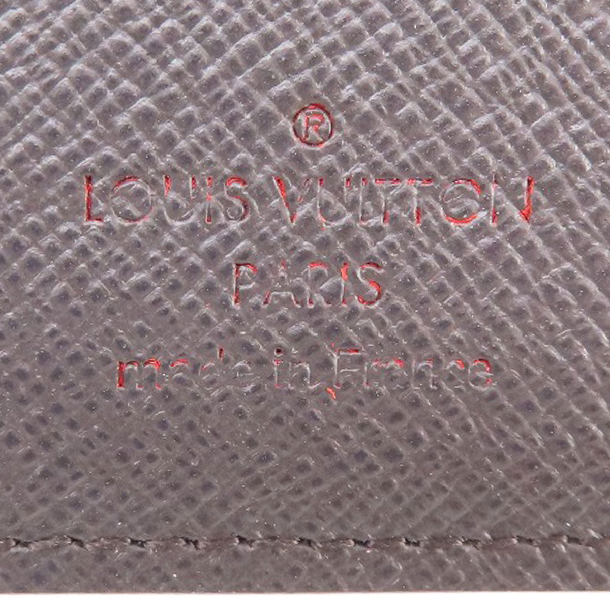 LOUIS VUITTON Long Wallet Purse N60017 Damier canvas Brown Portefeuille Brazza Damier Ebene Women Used Authentic