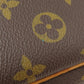 LOUIS VUITTON Handbag M47270 Monogram canvas Brown Deauville Monogram Women Used Authentic