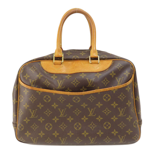 LOUIS VUITTON Handbag M47270 Monogram canvas Brown Deauville Monogram Women Used Authentic