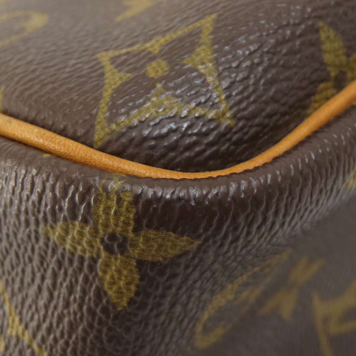 LOUIS VUITTON Handbag M47270 Monogram canvas Brown Deauville Monogram Women Used Authentic