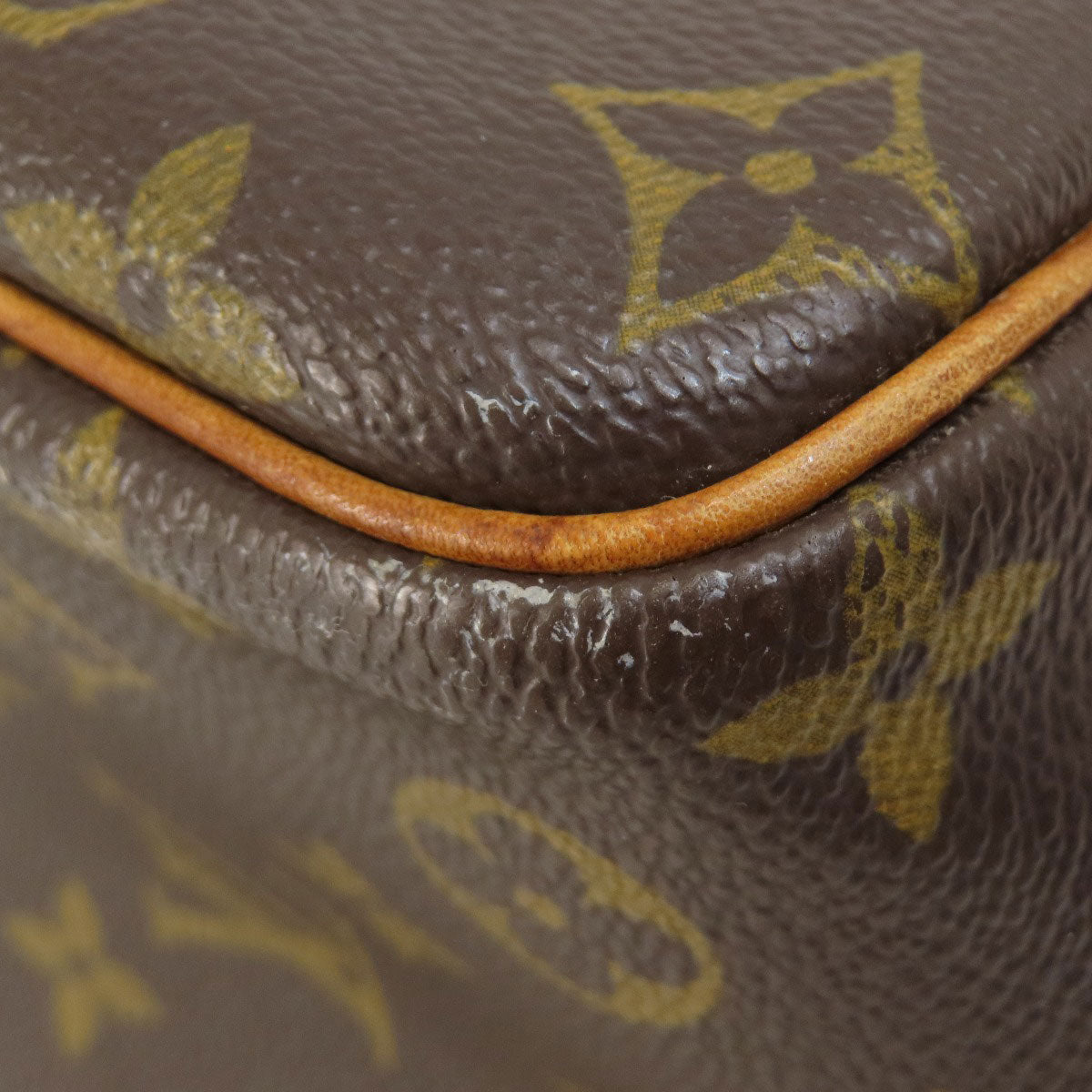 LOUIS VUITTON Handbag M47270 Monogram canvas Brown Deauville Monogram Women Used Authentic