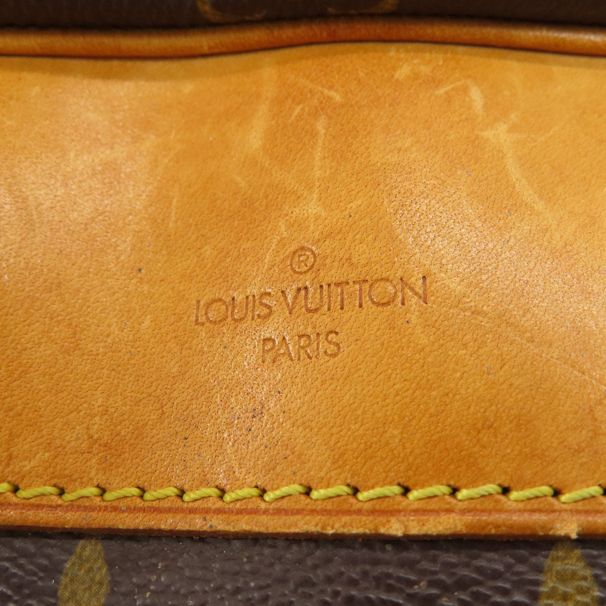 LOUIS VUITTON Handbag M47270 Monogram canvas Brown Deauville Monogram Women Used Authentic