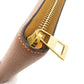 LOEWE Long Wallet Purse Calfskin Brown anagram star Women Used Authentic