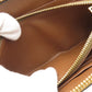 LOEWE Long Wallet Purse Calfskin Brown anagram star Women Used Authentic