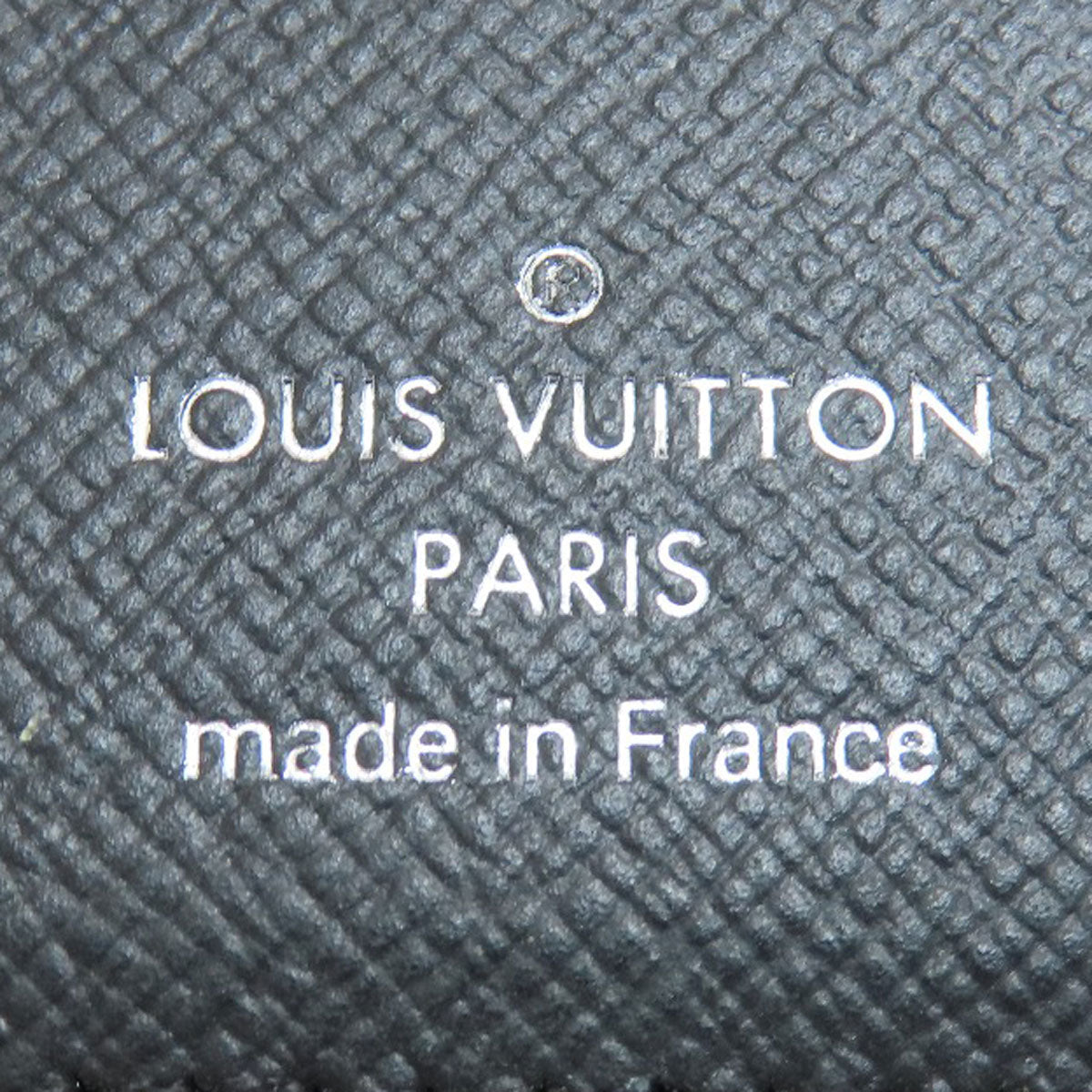 LOUIS VUITTON Bifold Wallet M62045 Taiga Leather black Portefeuille Amerigo NM mens Used Authentic