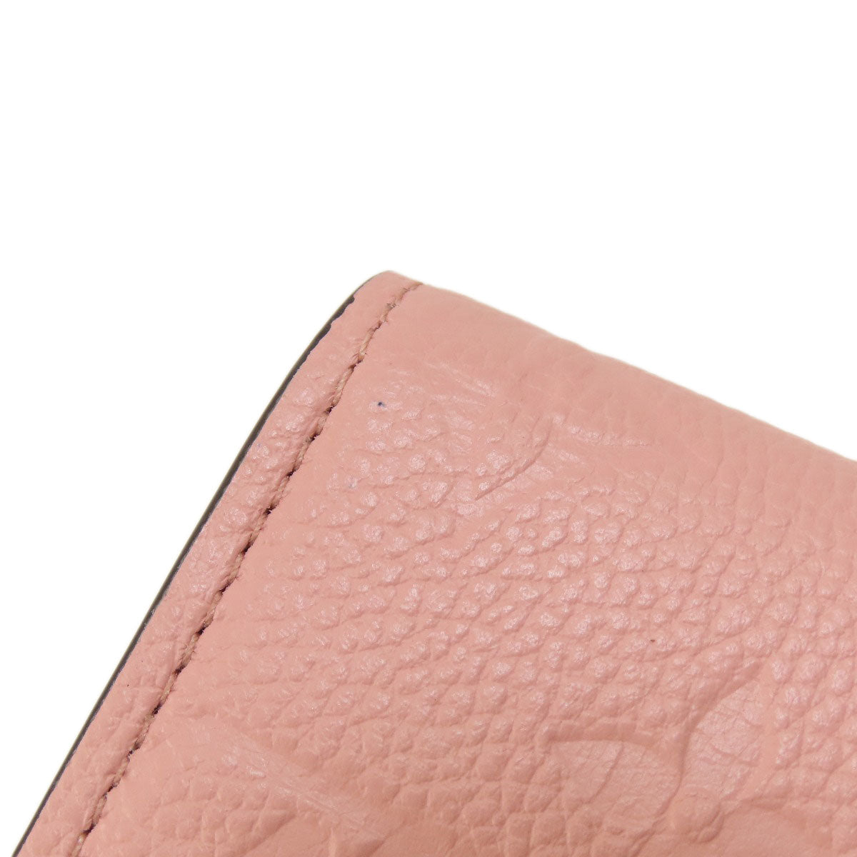 LOUIS VUITTON Coin case M81520 Ann Platt pink Portomone Rosali Rose Poodle Women Used Authentic