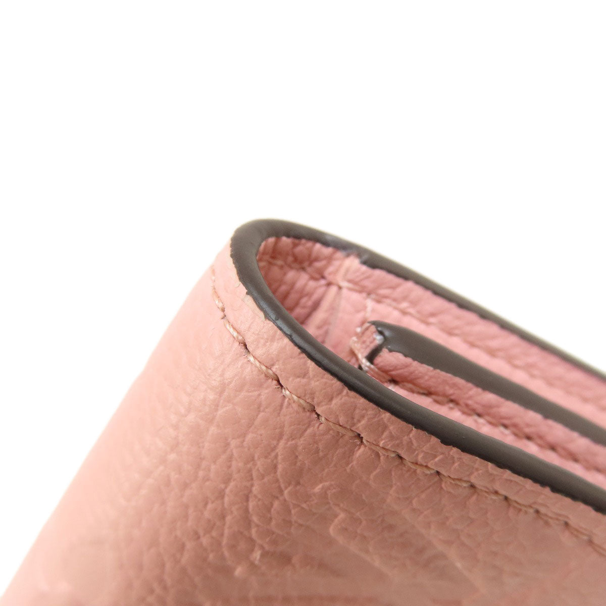 LOUIS VUITTON Coin case M81520 Ann Platt pink Portomone Rosali Rose Poodle Women Used Authentic