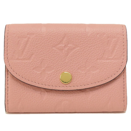 LOUIS VUITTON Coin case M81520 Ann Platt pink Portomone Rosali Rose Poodle Women Used Authentic