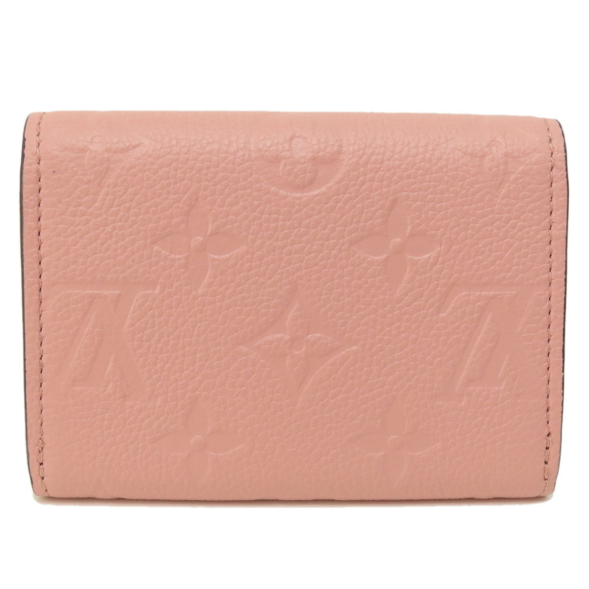 LOUIS VUITTON Coin case M81520 Ann Platt pink Portomone Rosali Rose Poodle Women Used Authentic