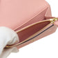 LOUIS VUITTON Coin case M81520 Ann Platt pink Portomone Rosali Rose Poodle Women Used Authentic