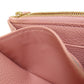 LOUIS VUITTON Coin case M81520 Ann Platt pink Portomone Rosali Rose Poodle Women Used Authentic