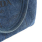 PRADA Tote Bag B1877B denim blue Canapa Women Used Authentic