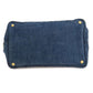 PRADA Tote Bag B1877B denim blue Canapa Women Used Authentic