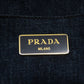 PRADA Tote Bag B1877B denim blue Canapa Women Used Authentic
