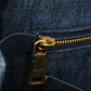 PRADA Tote Bag B1877B denim blue Canapa Women Used Authentic
