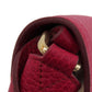 BURBERRY Shoulder Bag leather Red Mini cross body Women Used Authentic