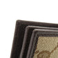 GUCCI Bifold Wallet 146568 Canvas, Leather Brown GG Women Used Authentic