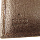 GUCCI Bifold Wallet 146568 Canvas, Leather Brown GG Women Used Authentic