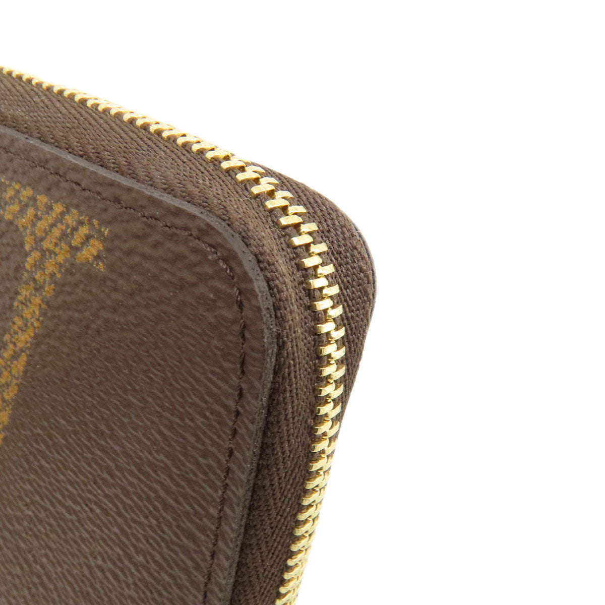 LOUIS VUITTON Coin case M67690 Giant monogram canvas Brown Zippy Coin Purse Monogram Giant Women Used Authentic