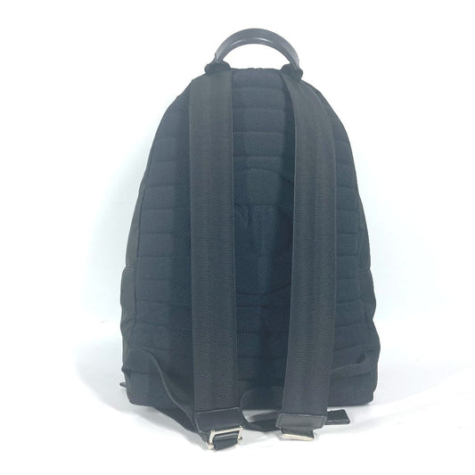 Dior Backpack Nylon black Bee bee logo unisex(Unisex) Used Authentic