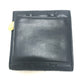 Dior Trifold wallet lambskin Navy Canage Women Used Authentic