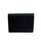 PRADA Bifold Wallet Nylon, Leather black logo Metal Women Used Authentic