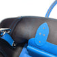 Dior Tote Bag leather blue Handbag Crossbody open bar handbag Women Used Authentic