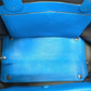 Dior Tote Bag leather blue Handbag Crossbody open bar handbag Women Used Authentic