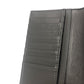 Dior Long Wallet Purse leather black Punching of League