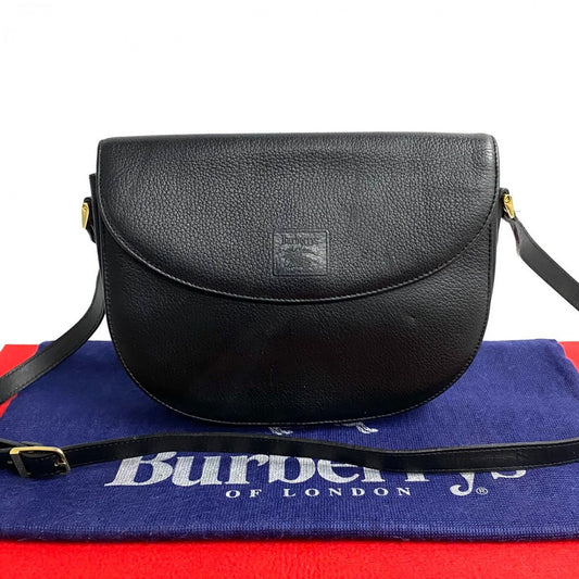 BURBERRY Shoulder Bag leather black