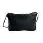 LOEWE Shoulder Bag leather black Anagram logo Women Used Authentic