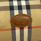 BURBERRY Handbag Leather, Canvas Brown Nova Check Women(Unisex) Used Authentic