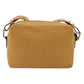 FENDI Shoulder Bag Leather Beige Gold