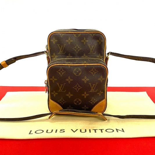 LOUIS VUITTON Shoulder Bag M45236 Leather, PVC Brown Monogram Amazone Women(Unisex) Used Authentic