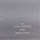 LOUIS VUITTON Long Wallet Purse M32653 Taiga gray Portefeuille Brazza mens Used Authentic
