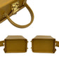 FENDI Shoulder Bag Epi Leather beige logo Metal Women Used Authentic