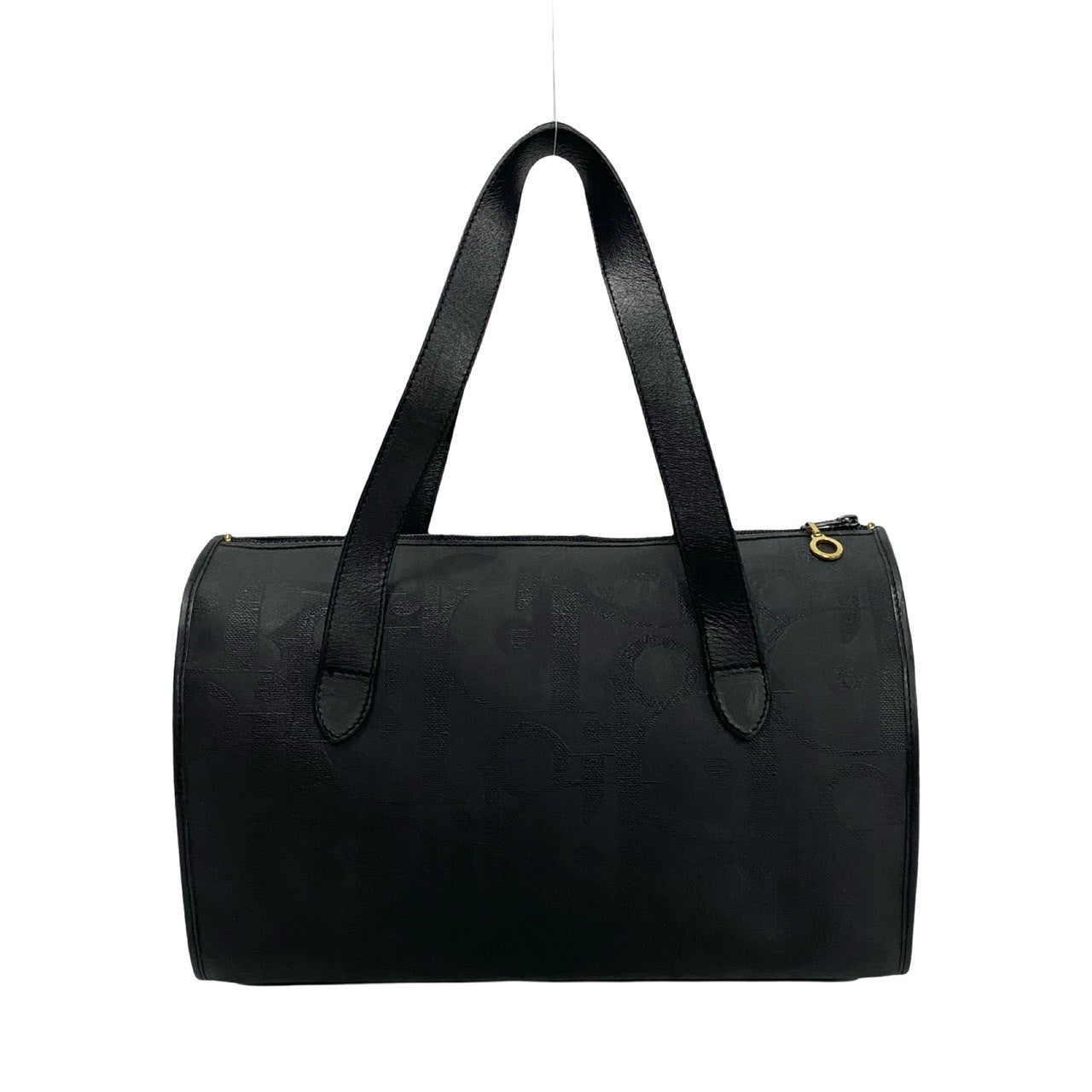 Dior Handbag Leather, PVC black logo Metal Women Used Authentic