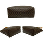 CELINE Tote Bag Leather, PVC Brown Macadam Brazon Women Used Authentic