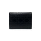 Dior Tri-fold wallet leather black
