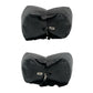 PRADA Handbag leather black logo Metal Women Used Authentic