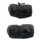 LOEWE Shoulder Bag leather black Anagram logo Women Used Authentic