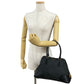 PRADA Handbag Nylon, Leather black Triangle Logo Metal Women Used Authentic