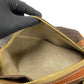 CELINE Boston Duffel bag Leather, PVC Brown Macadam Blason Pattern Women Used Authentic