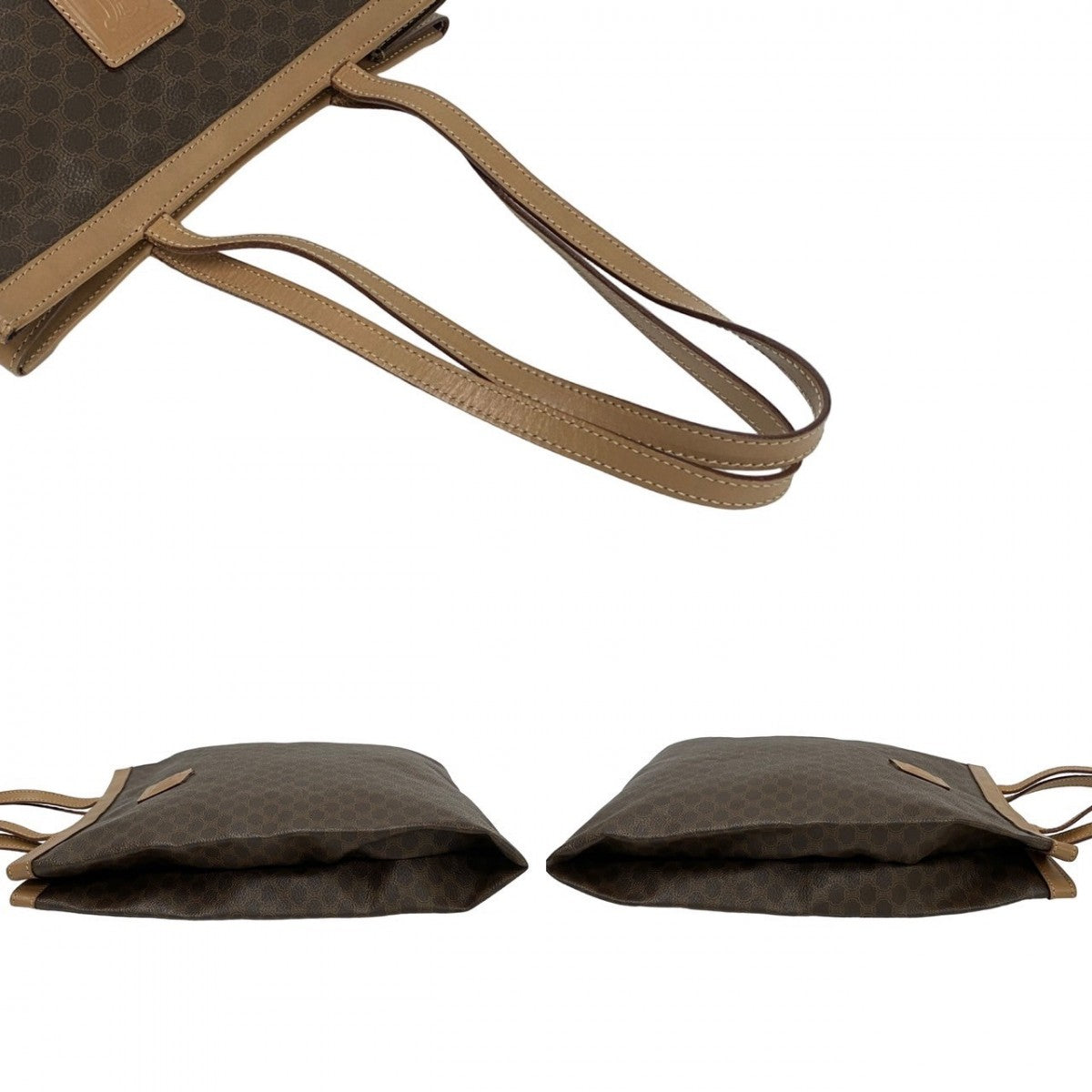 CELINE Tote Bag leather Brown