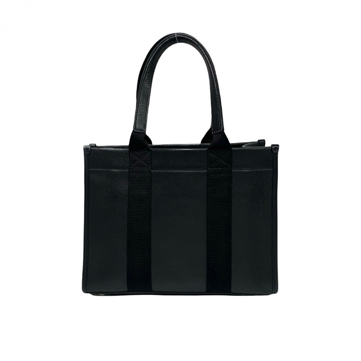 BALENCIAGA Shoulder Bag Leather, Nylon black logo Hardware Tote mens(Unisex) Used Authentic