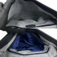 GUCCI Shoulder Bag leather Navy logo Metal Women Used Authentic