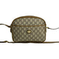 GUCCI Shoulder Bag Leather, PVC Brown Gucci Plus logo Metal Old Gucci Women Used Authentic